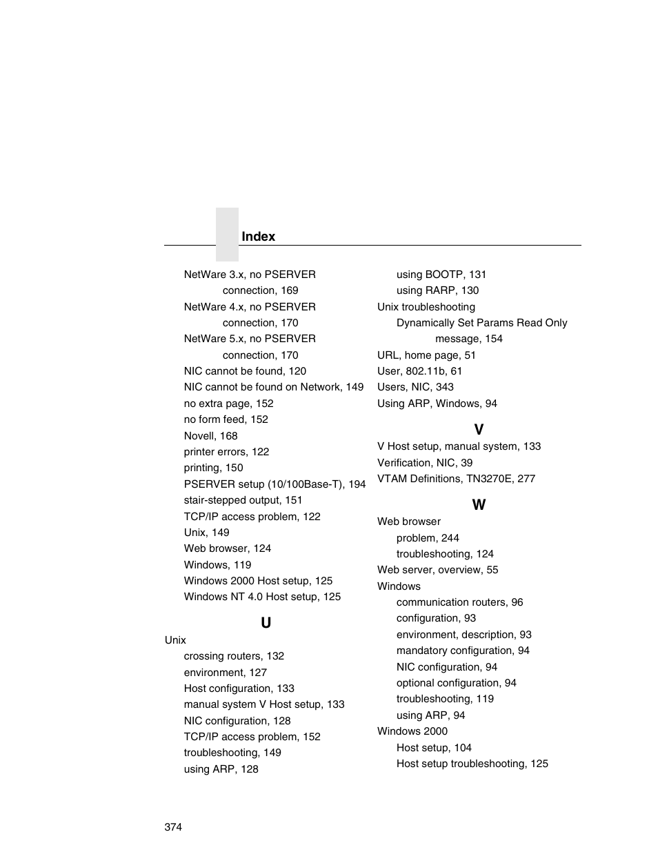 Printronix Network Interface Card User Manual | Page 374 / 378