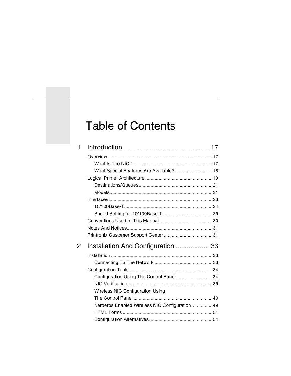 Printronix Network Interface Card User Manual | Page 7 / 378