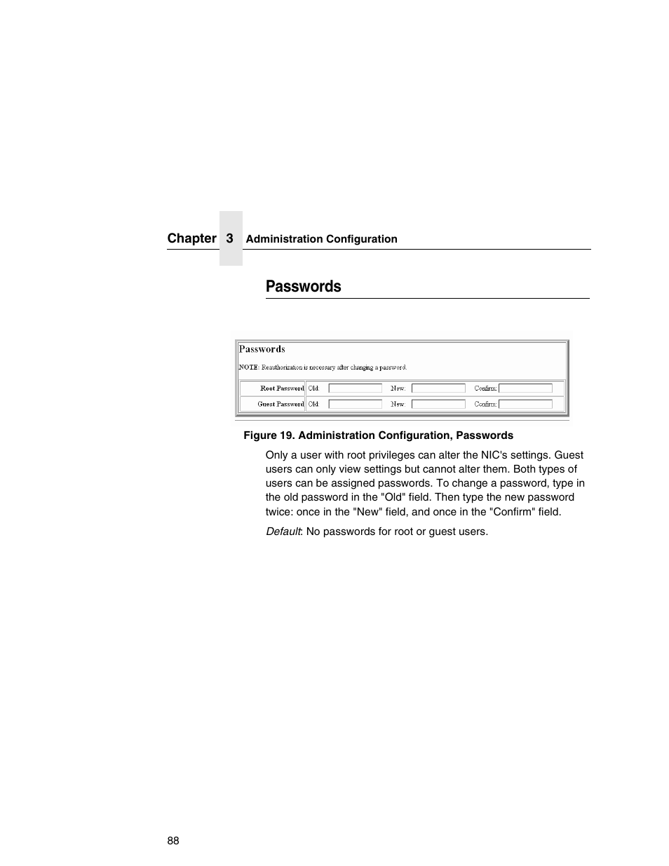 Passwords | Printronix Network Interface Card User Manual | Page 88 / 378