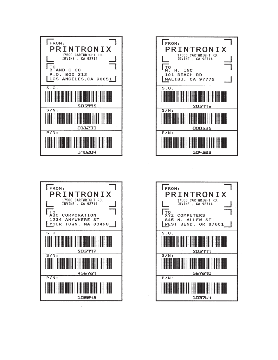 Printronix ThermaLine Series User Manual | Page 281 / 412