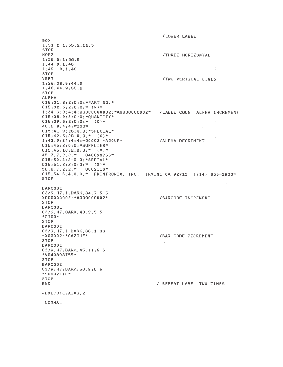 Printronix ThermaLine Series User Manual | Page 283 / 412