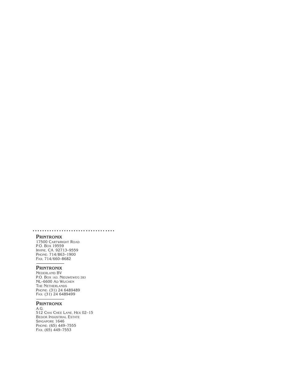 Printronix ThermaLine Series User Manual | Page 412 / 412