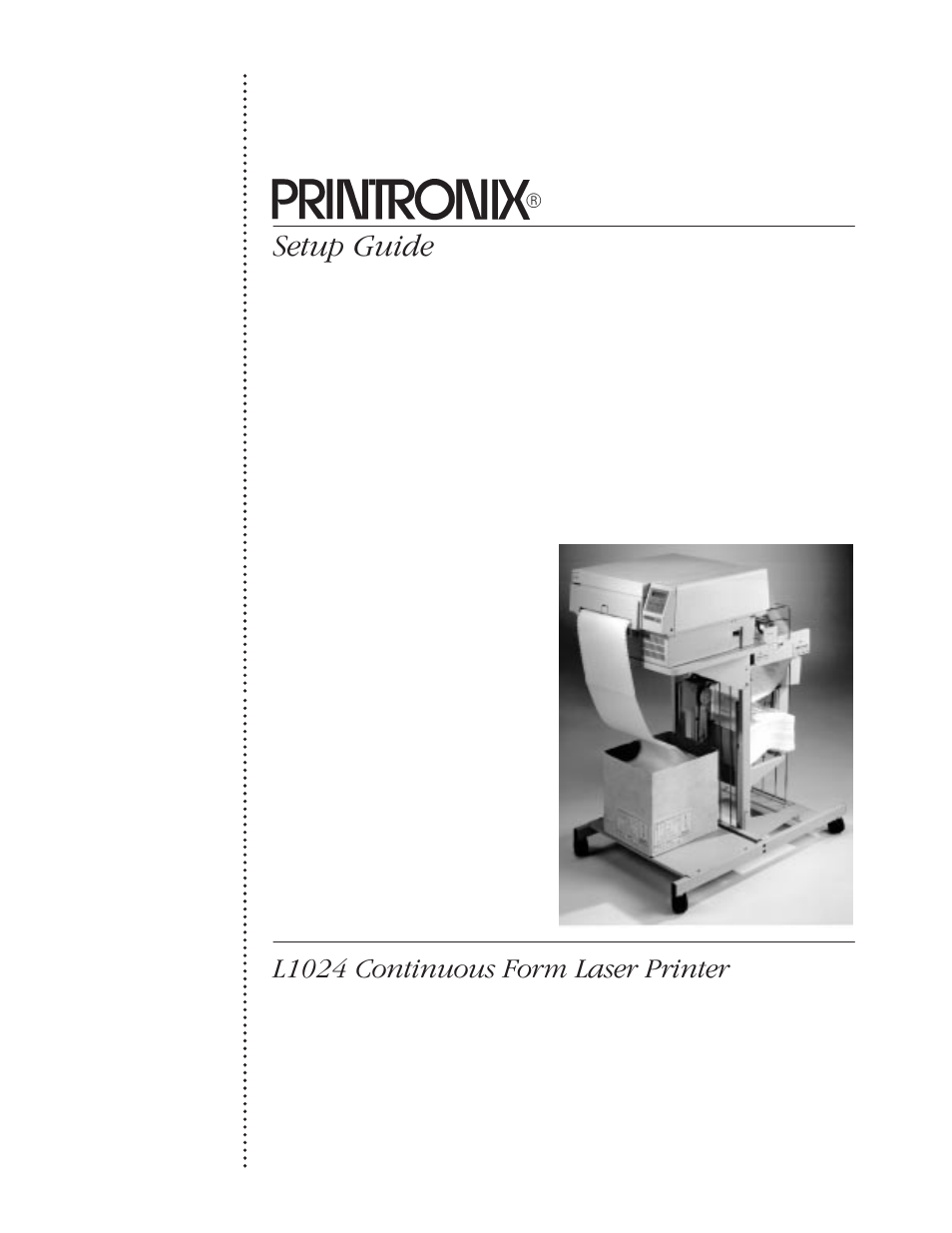 Printronix L1024 User Manual | 136 pages