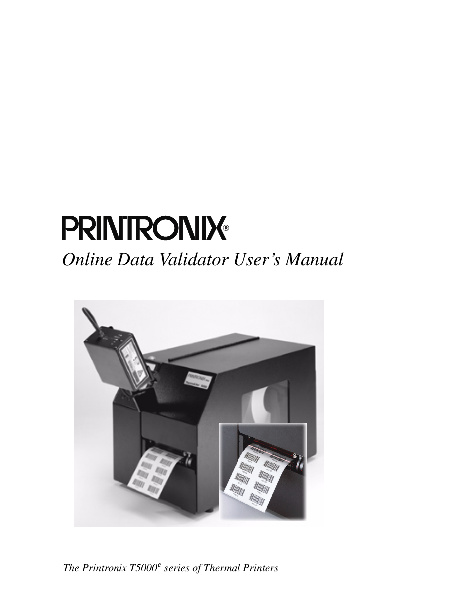 Printronix T5000e Series User Manual | 78 pages