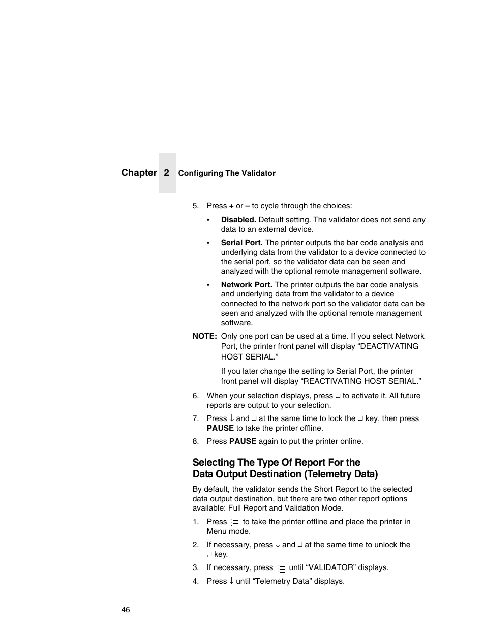 Printronix T5000e Series User Manual | Page 46 / 78
