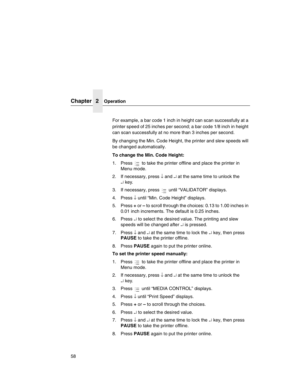 Printronix T5000e Series User Manual | Page 58 / 78