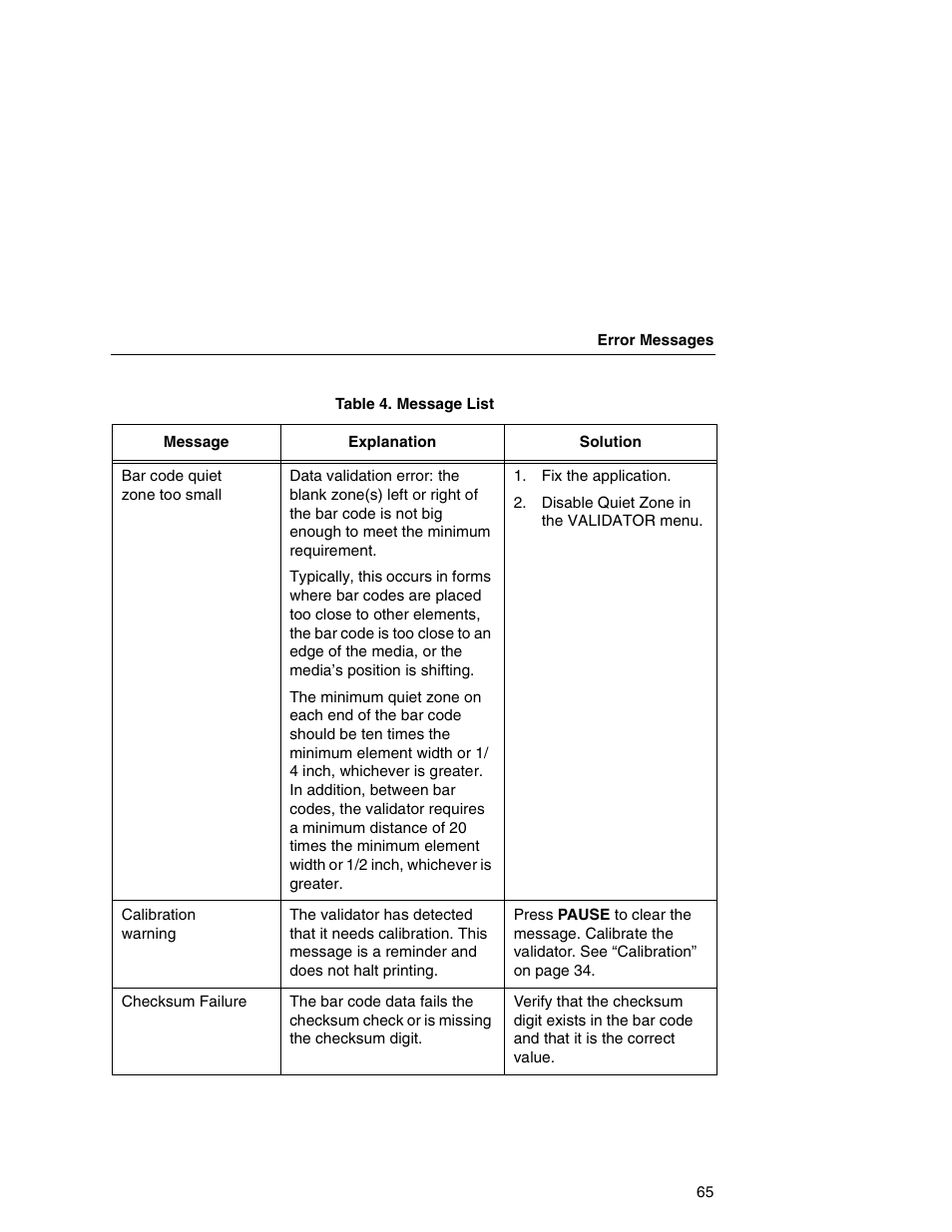 Printronix T5000e Series User Manual | Page 65 / 78