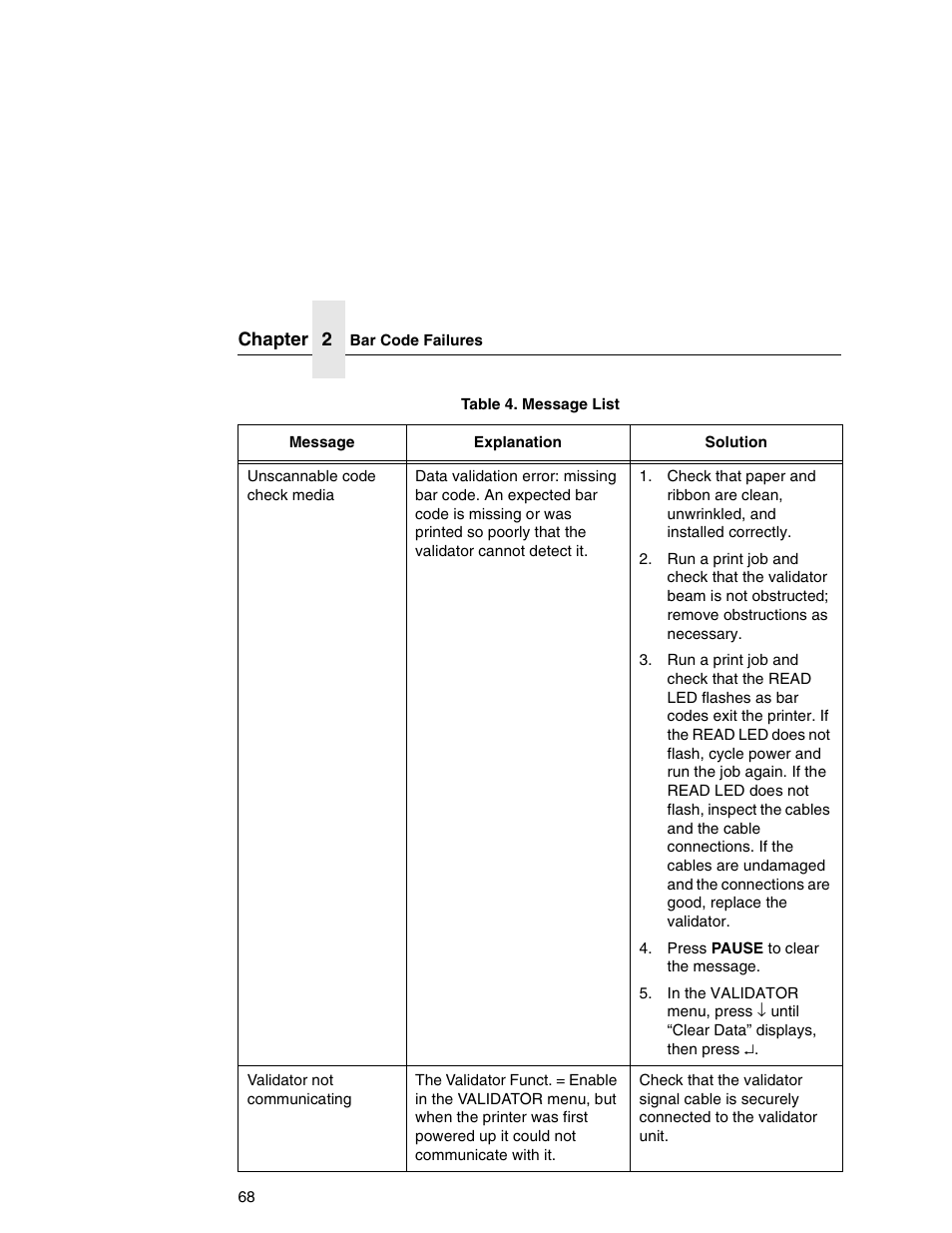 Printronix T5000e Series User Manual | Page 68 / 78