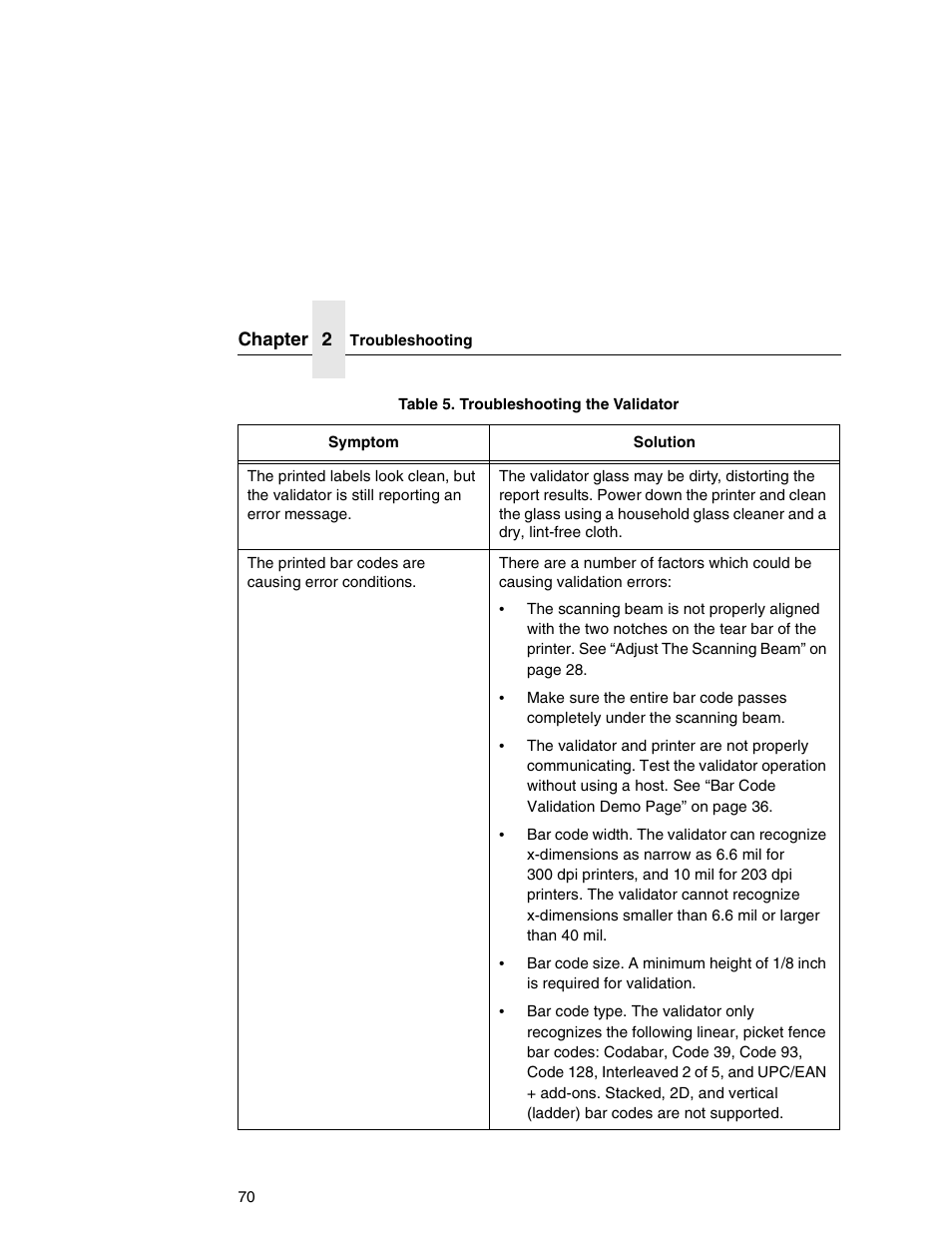 Printronix T5000e Series User Manual | Page 70 / 78