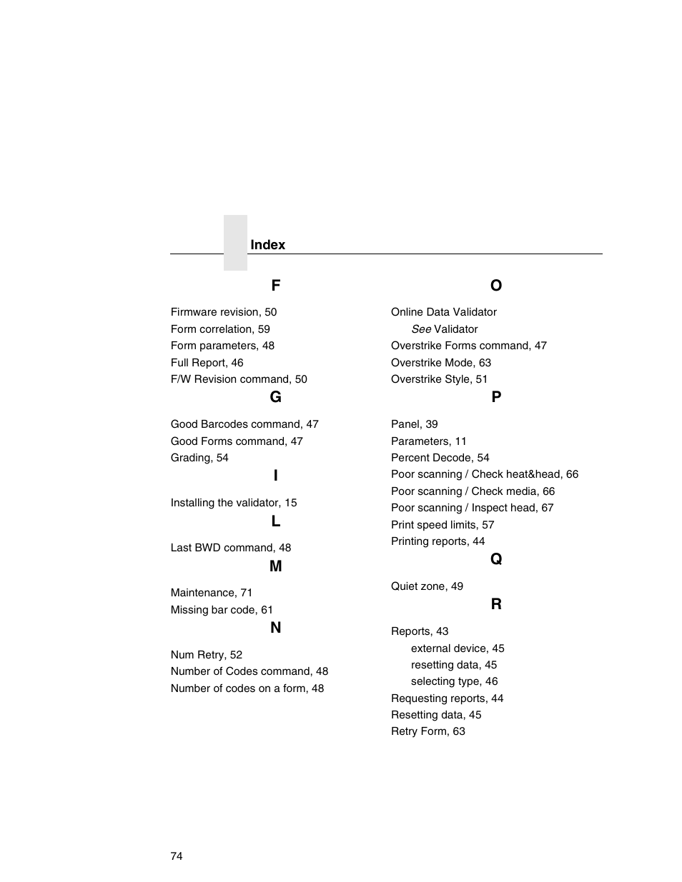 Printronix T5000e Series User Manual | Page 74 / 78