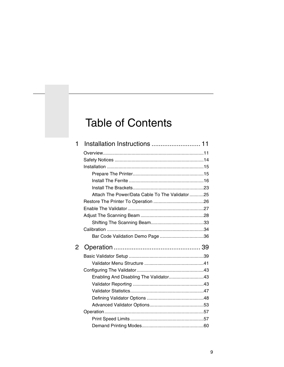 Printronix T5000e Series User Manual | Page 9 / 78