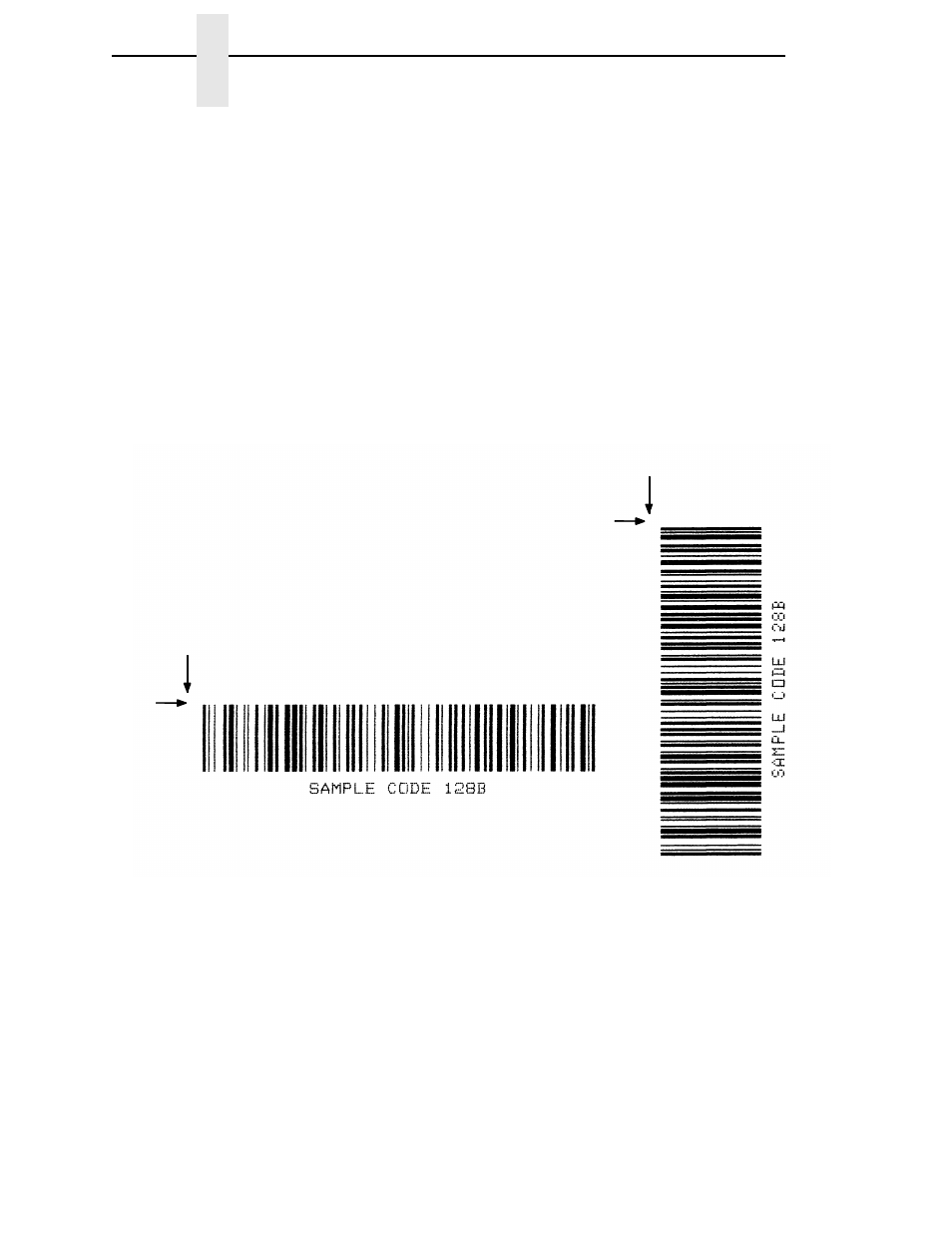 Code 128b example | Printronix LQH-HWTM User Manual | Page 116 / 302