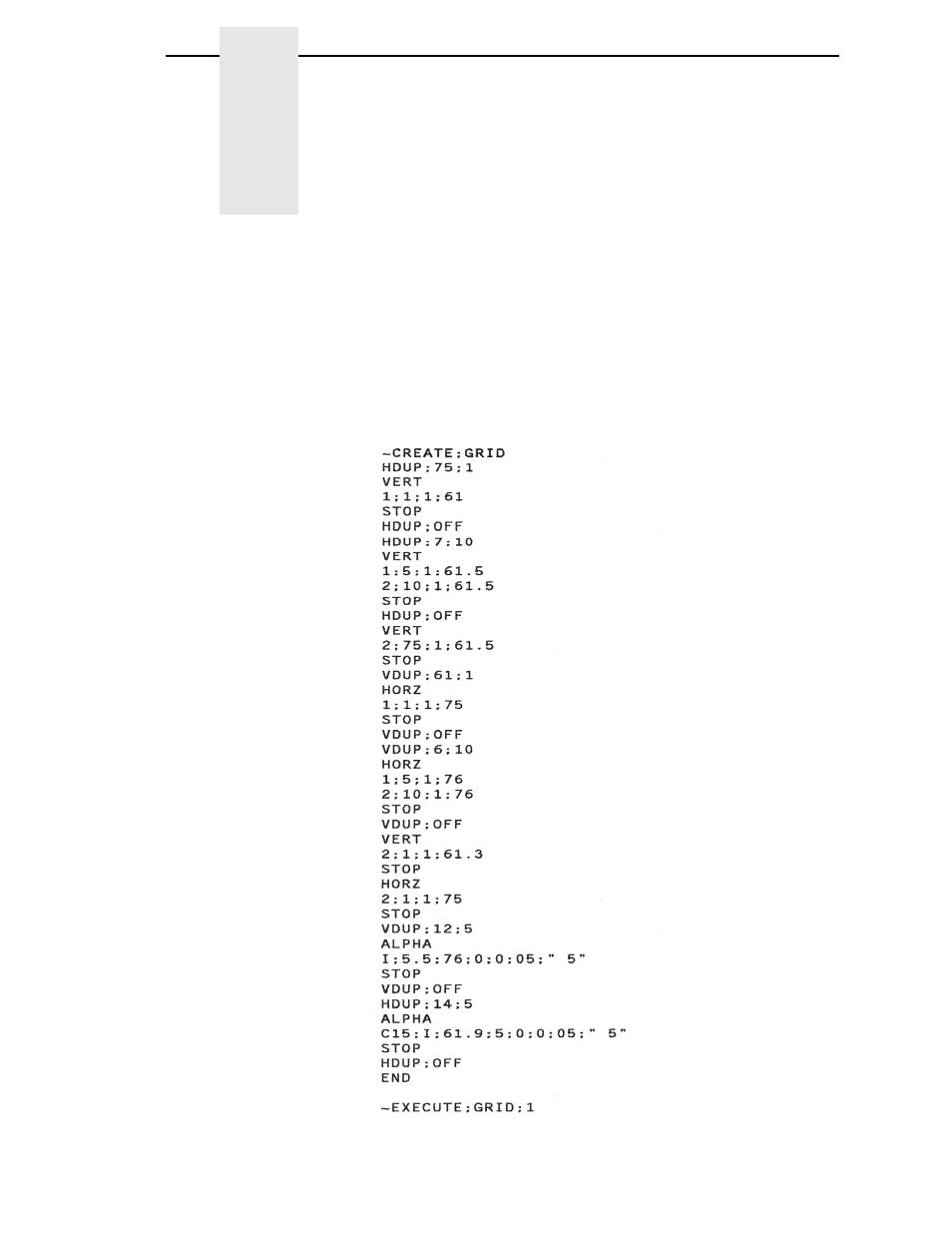 Grid programs and samples | Printronix LQH-HWTM User Manual | Page 279 / 302