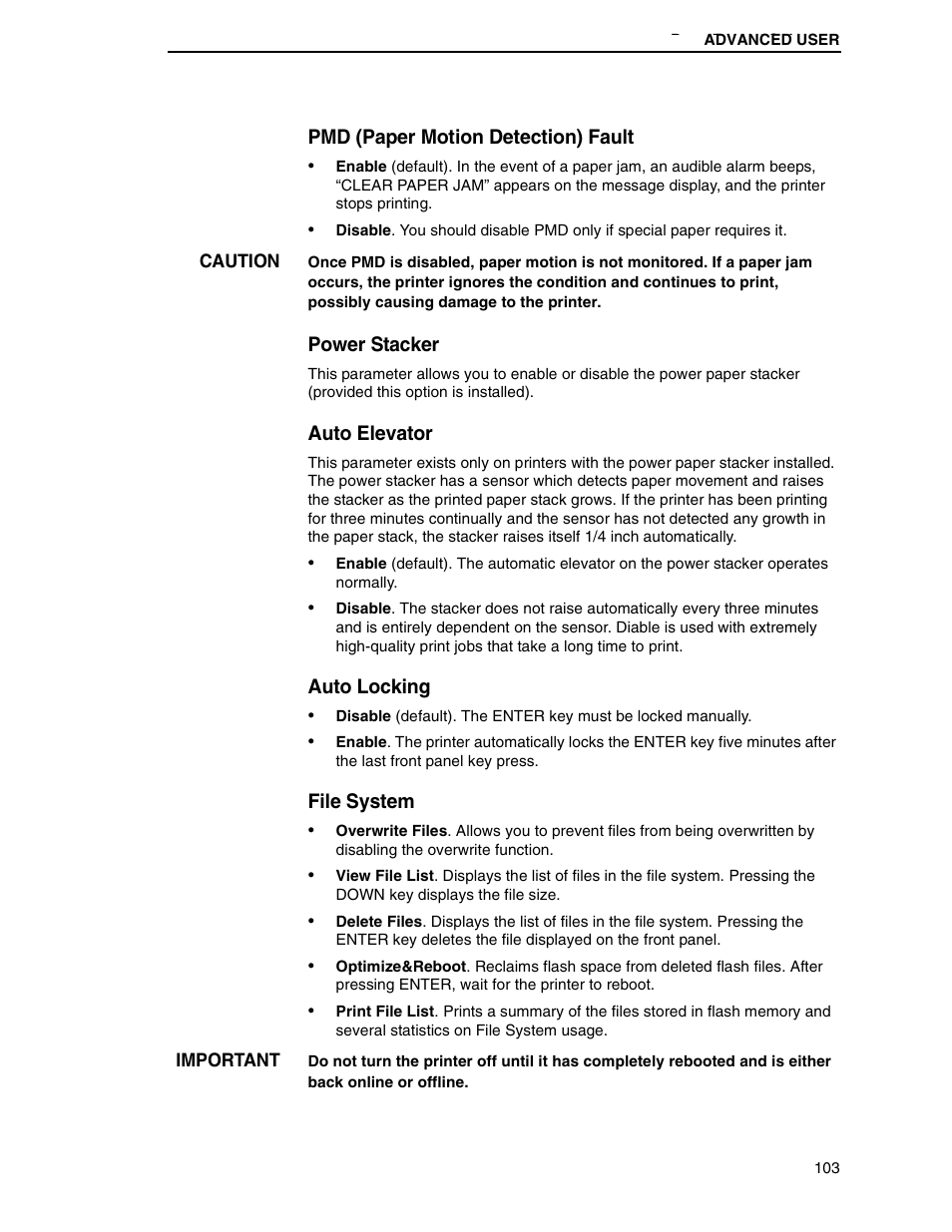 Printronix H-SERIES P7000 User Manual | Page 103 / 210