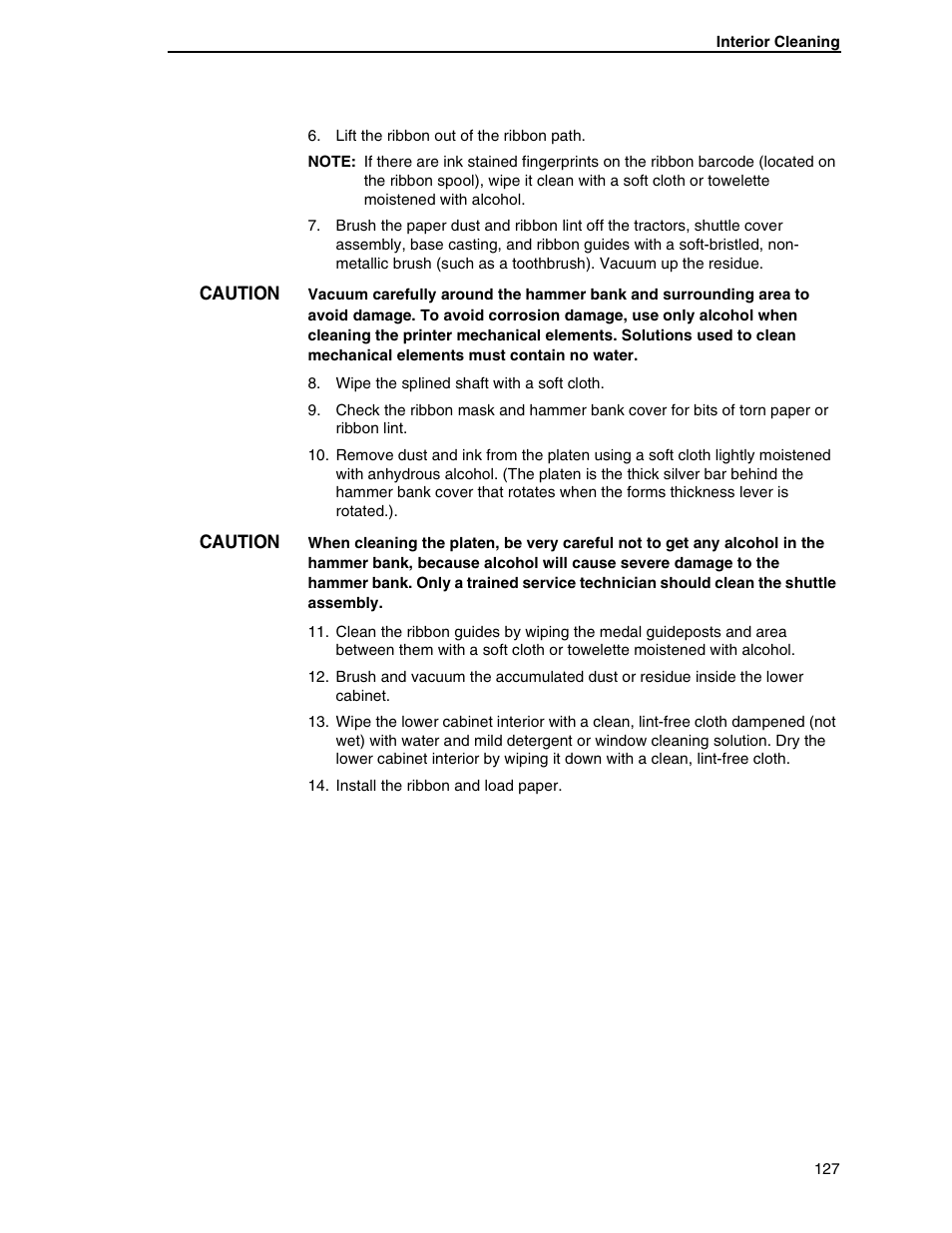 Printronix H-SERIES P7000 User Manual | Page 127 / 210