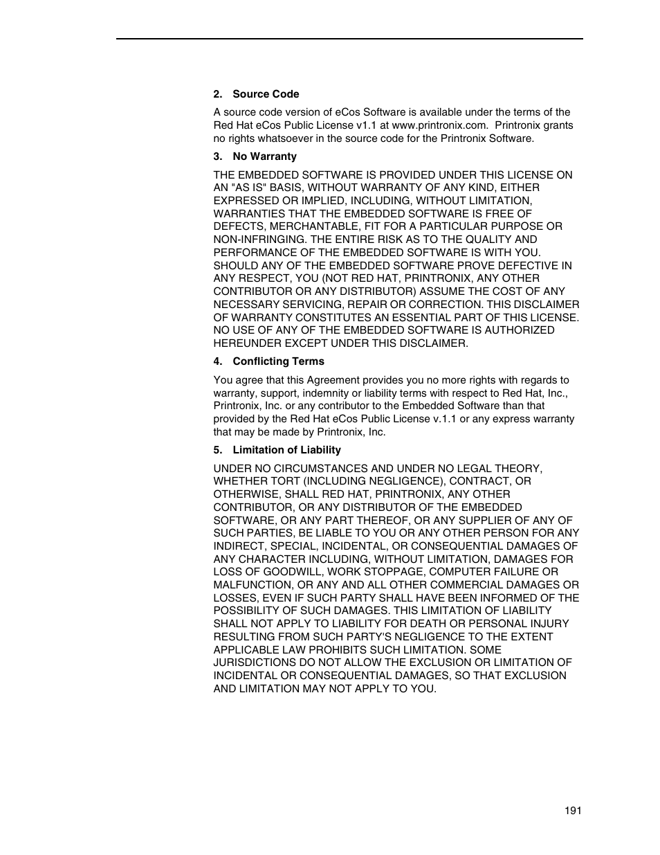 Printronix H-SERIES P7000 User Manual | Page 191 / 210