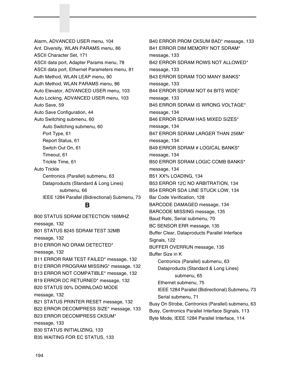 Printronix H-SERIES P7000 User Manual | Page 194 / 210