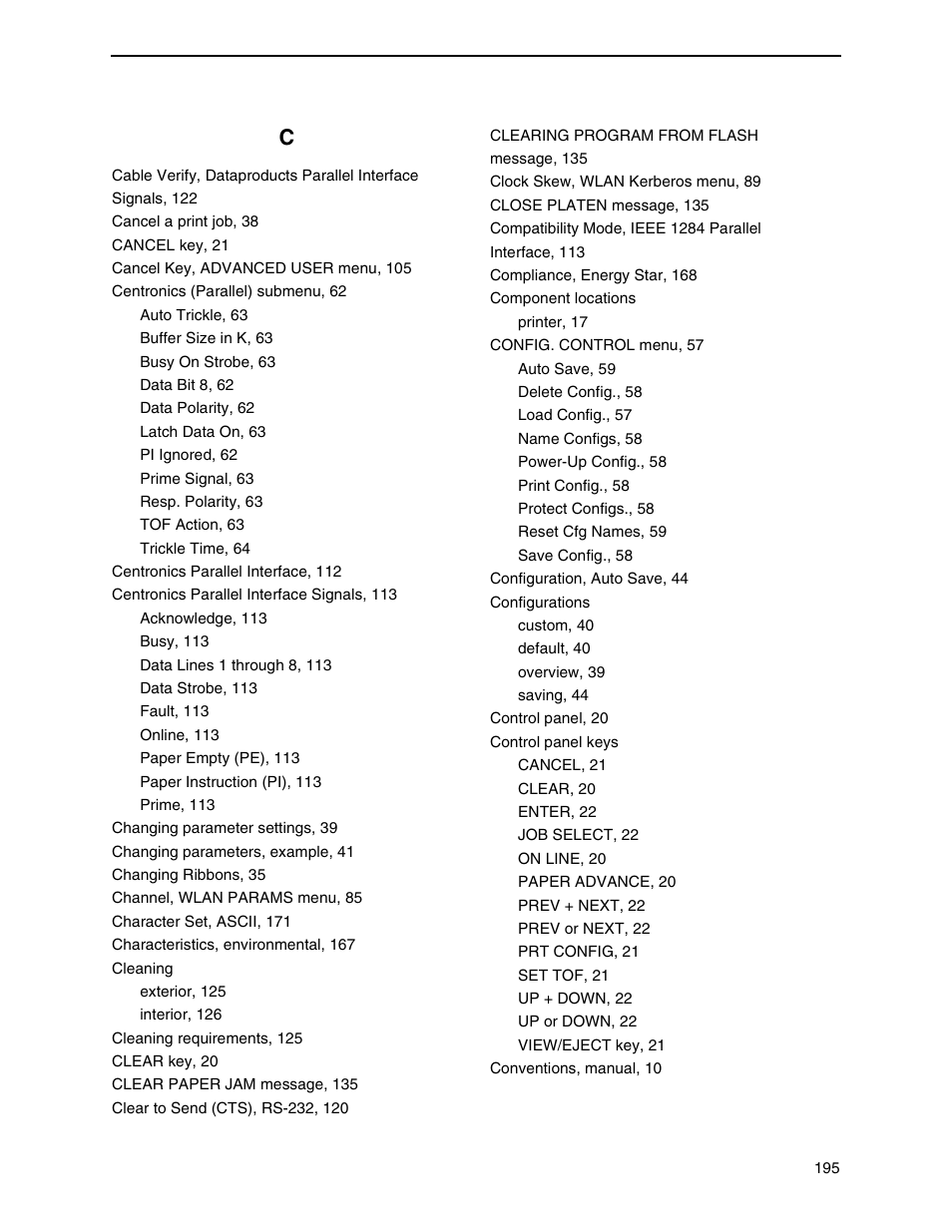 Printronix H-SERIES P7000 User Manual | Page 195 / 210