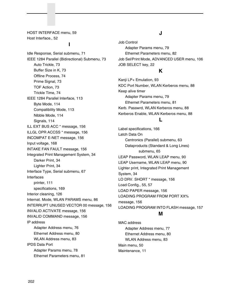 Printronix H-SERIES P7000 User Manual | Page 202 / 210