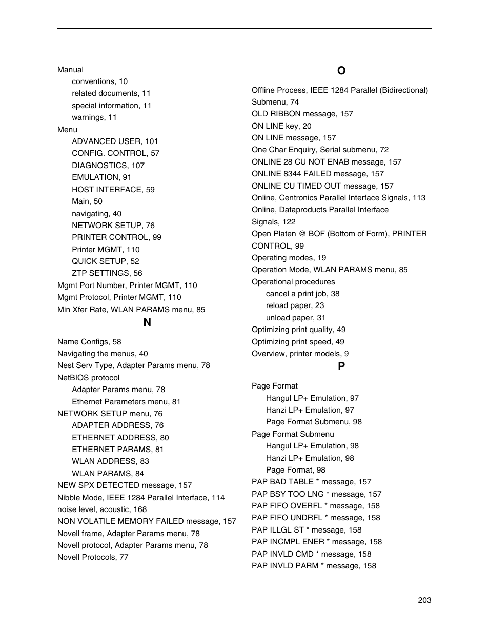 Printronix H-SERIES P7000 User Manual | Page 203 / 210