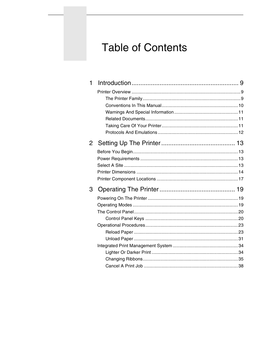 Printronix H-SERIES P7000 User Manual | Page 5 / 210