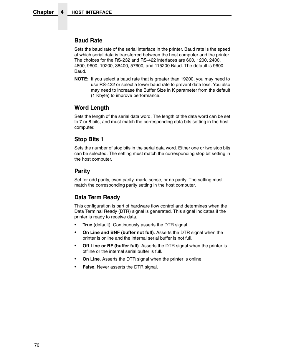 Printronix H-SERIES P7000 User Manual | Page 70 / 210