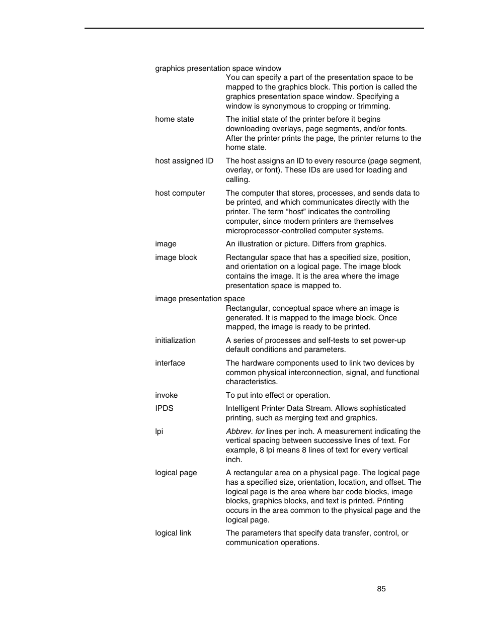 Printronix T5000R User Manual | Page 87 / 96