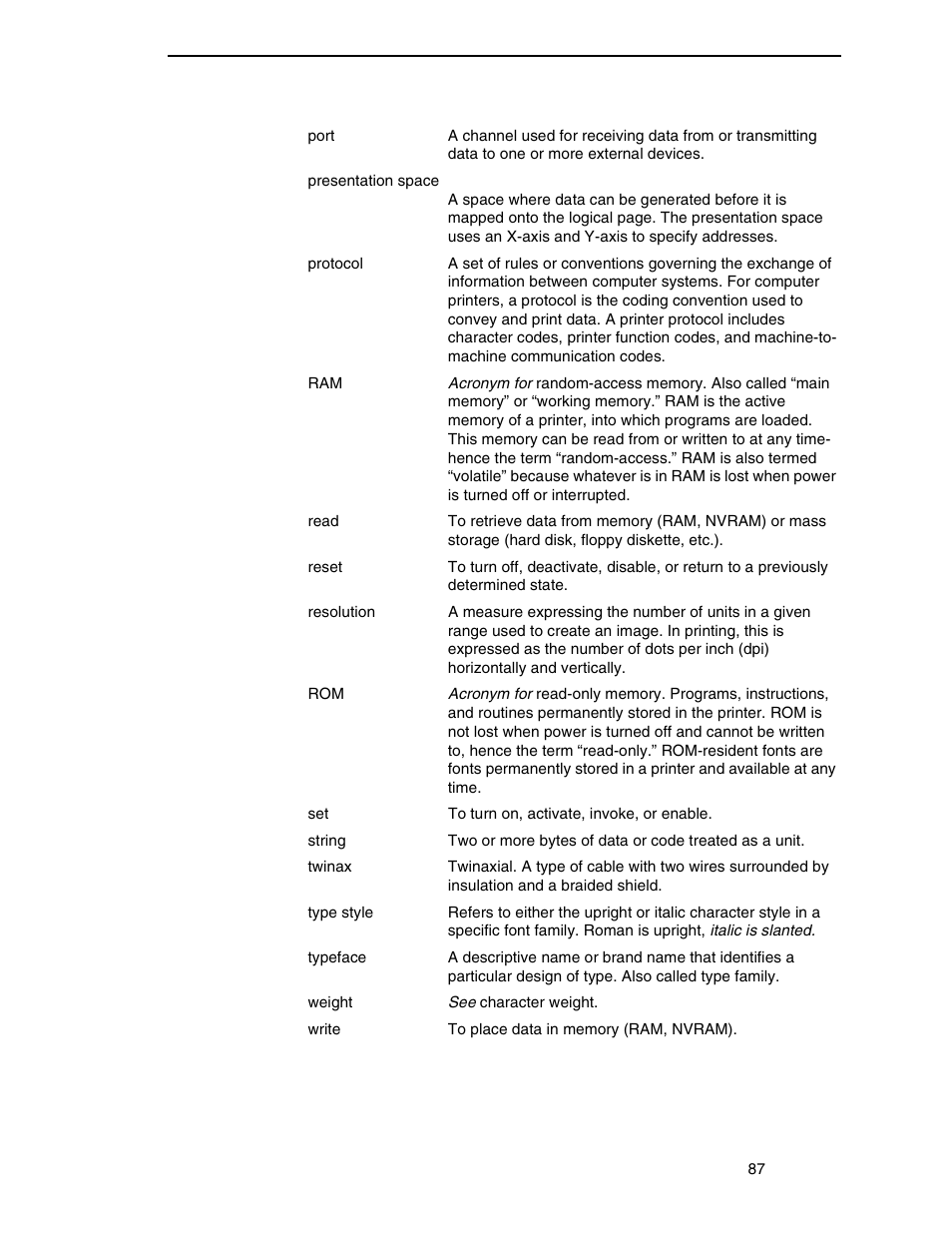 Printronix T5000R User Manual | Page 89 / 96