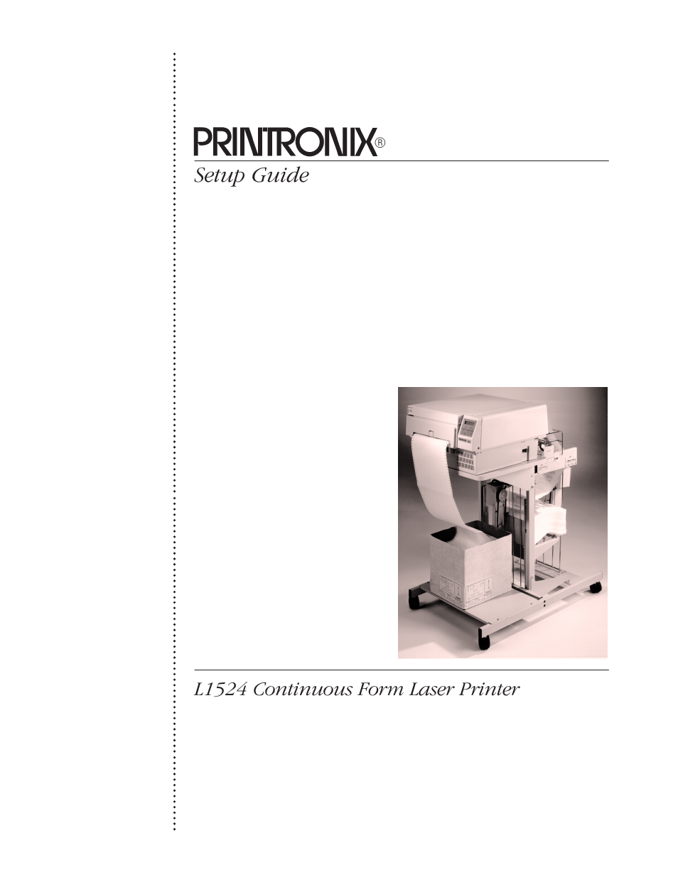 Printronix L1524 User Manual | 148 pages