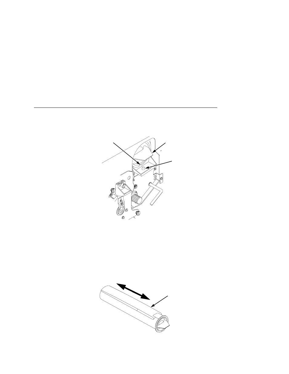 1) toner cartridge, 2) positioning pin, 3) notch | Remove the new toner cartridge from its package | Printronix L5035 User Manual | Page 125 / 278