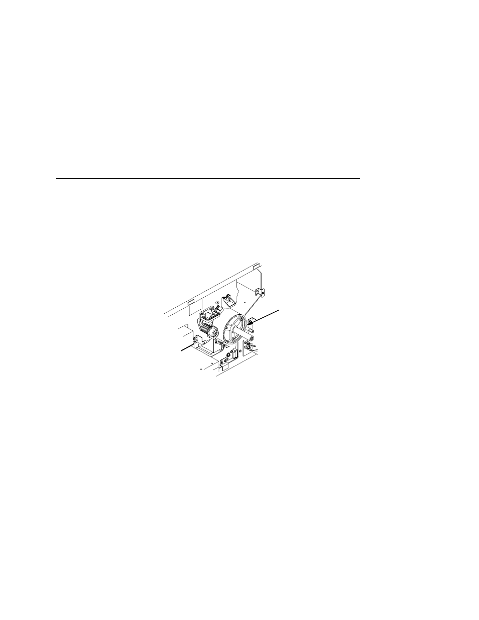 Caution, 1) drum, Wipe the drum shaft clean with a cloth | Printronix L5035 User Manual | Page 137 / 278