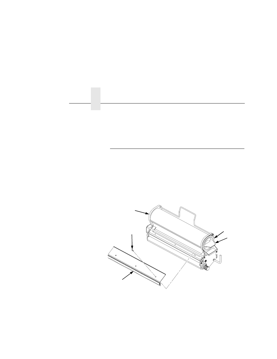 Important, Developing unit removal, Turn the power switch off | Place the developing unit in the plastic bag, 1) toner cartridge, 2) toner cartridge knob, 3) cover, 4) screw (3), 5) developing unit, Chapter 4 | Printronix L5035 User Manual | Page 144 / 278