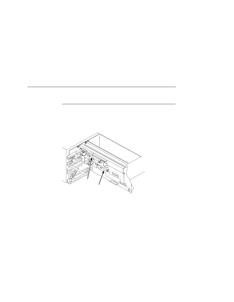 Cleaning the cut sheet option rollers, Turn the power switch off, 1) upper pickup roller unit | 2) lower pickup roller unit | Printronix L5035 User Manual | Page 183 / 278