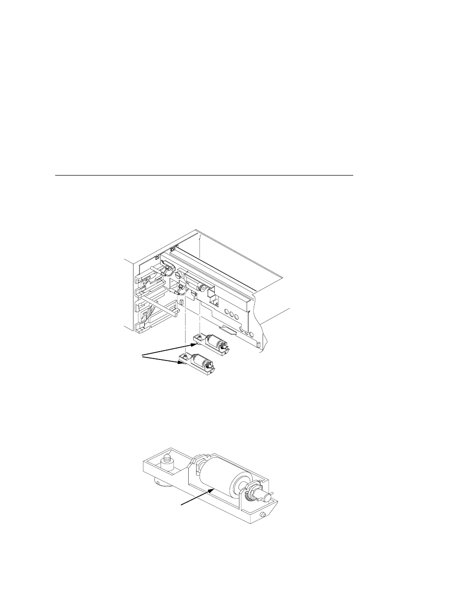 1) thumbscrews, 1) roller | Printronix L5035 User Manual | Page 187 / 278
