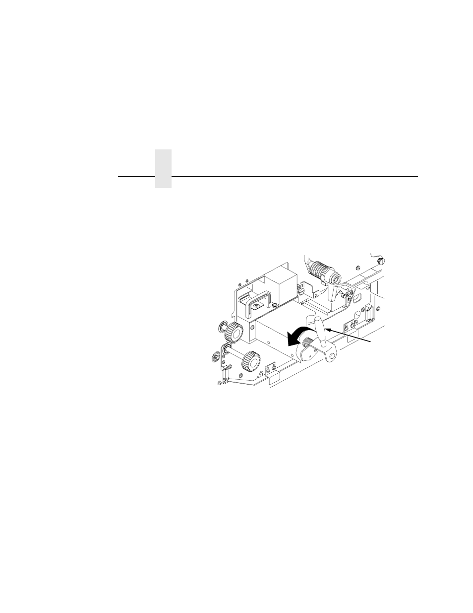 Caution, 1) green lever, Chapter 6 | Printronix L5035 User Manual | Page 208 / 278