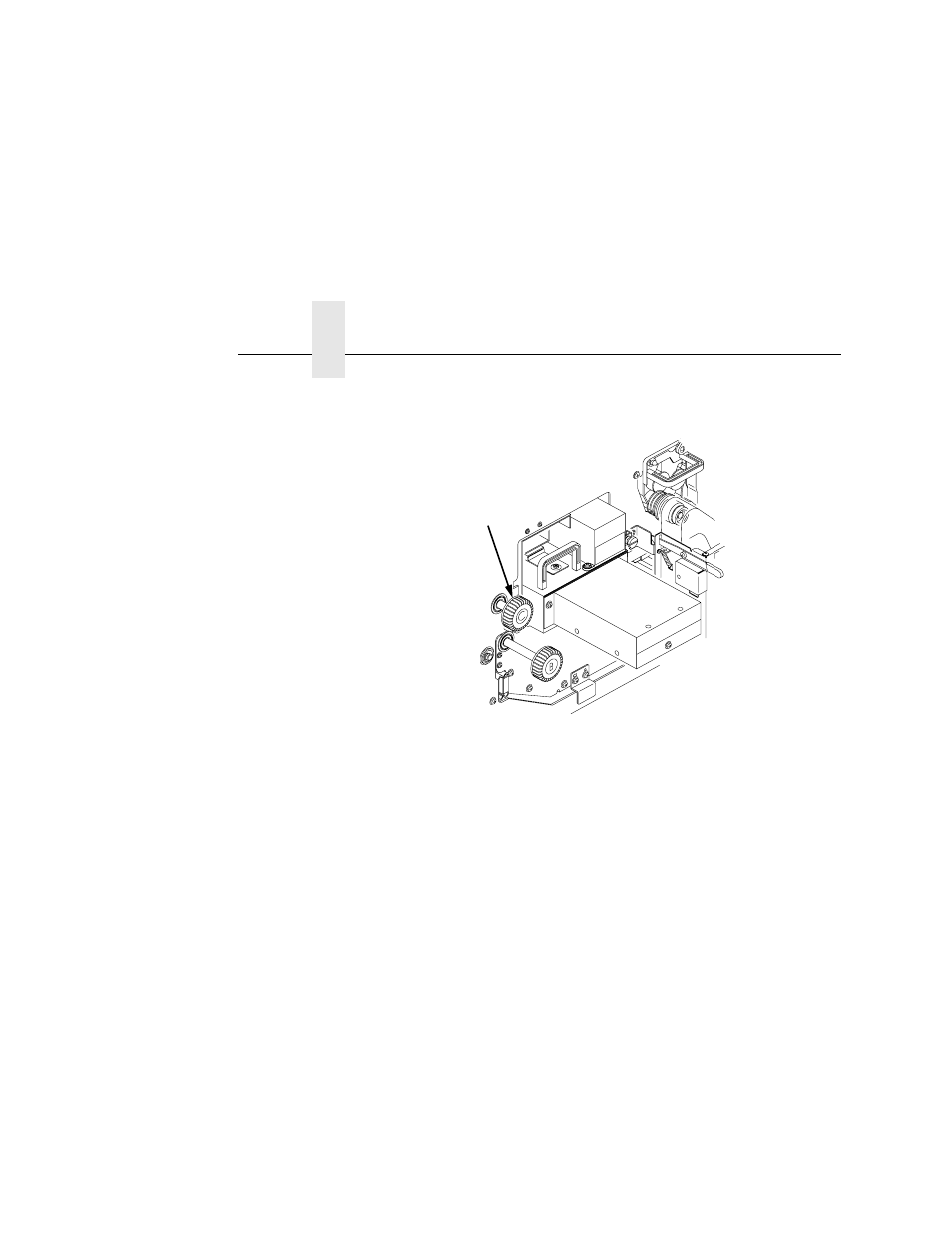 1) knob c, Chapter 5 | Printronix L5535 User Manual | Page 136 / 180