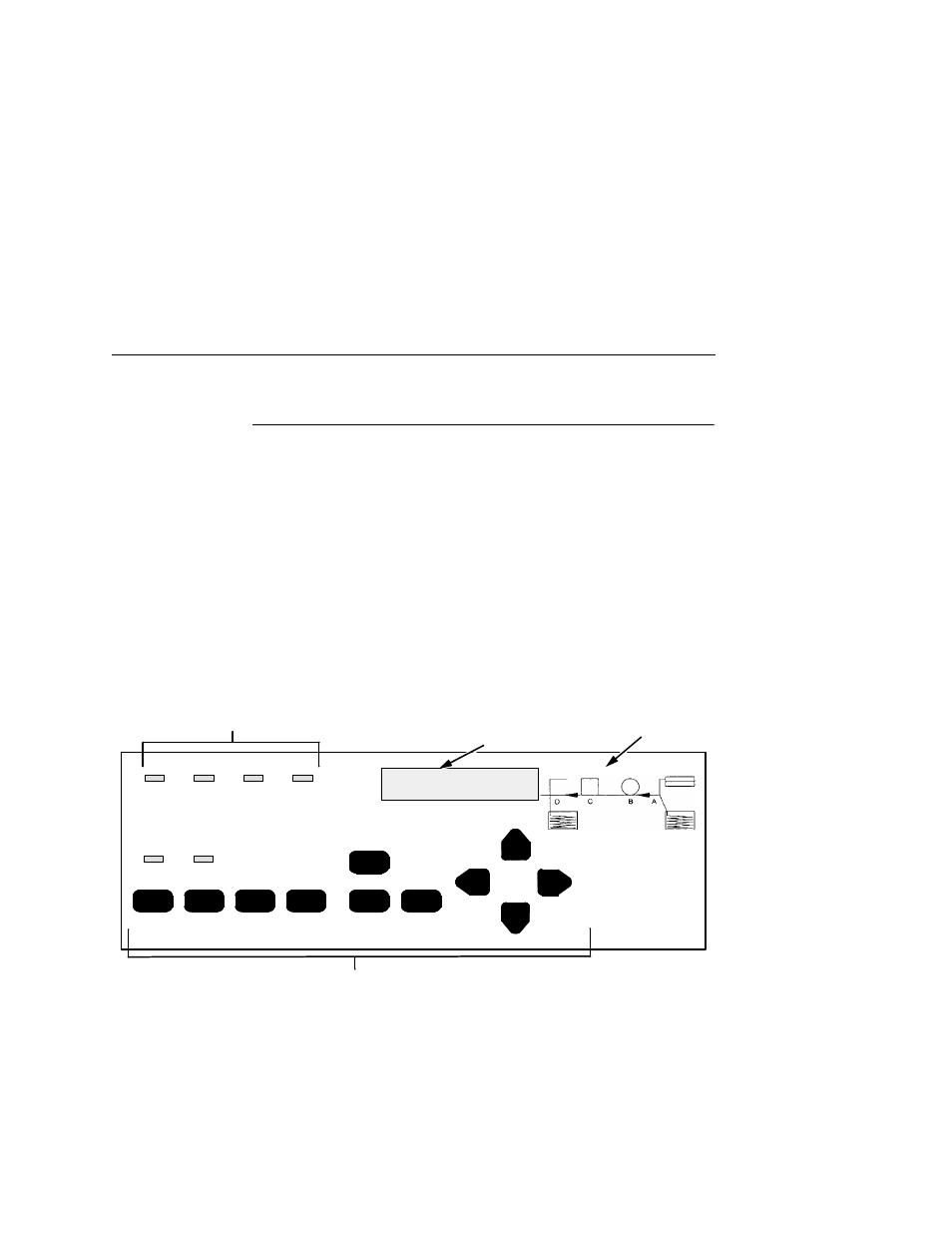 Error messages, 1) status indicators, 2) liquid crystal display (lcd) | 3) sensor positions a - d, 4) function keys, Error messages 151 | Printronix L5535 User Manual | Page 151 / 180