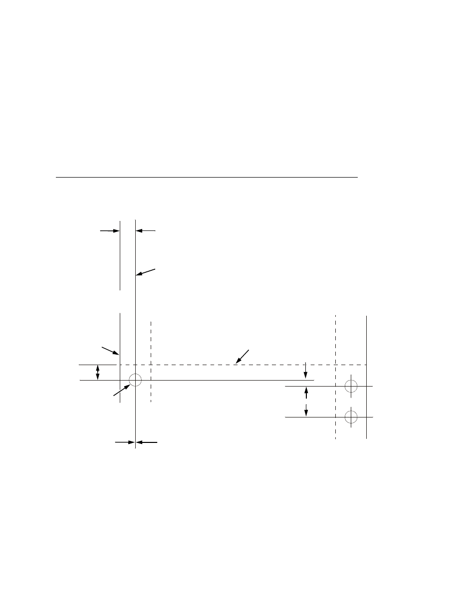 1) hole centerline to edge of form, 2) center line, 3) main folding/cutting perforation | 4) centerline to centerline, 6) center line deviation, 7) tractor pin hole, 8) pin hole to perforation, 9) fanfold paper | Printronix L5535 User Manual | Page 165 / 180