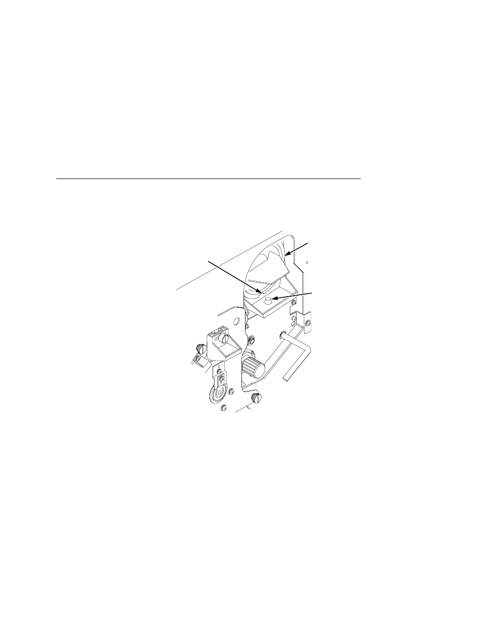 1) notch, 2) toner cartridge, 3) positioning pin | Printronix L5535 User Manual | Page 53 / 180