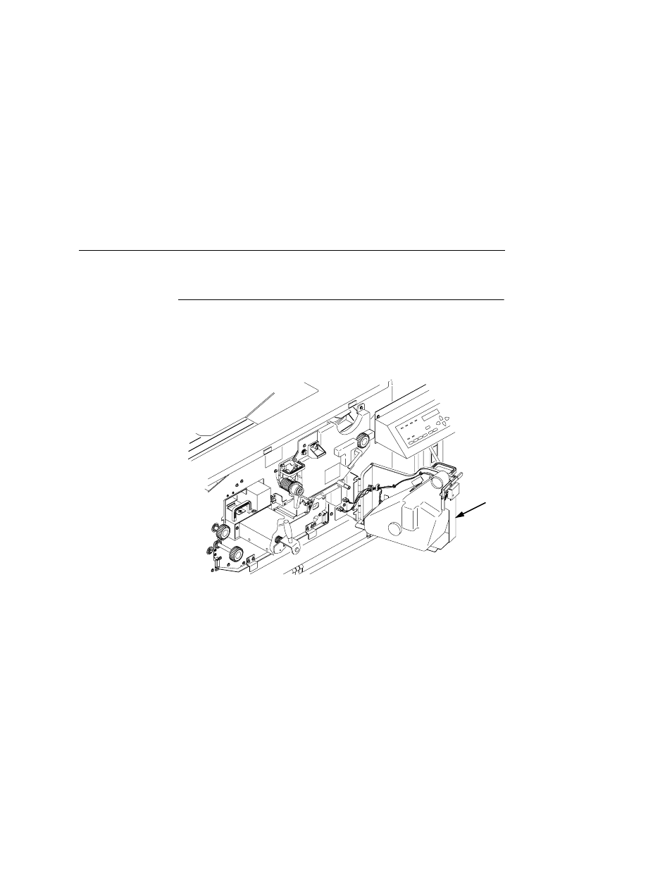 Replacing the waste toner bottle, 1) waste toner recovery unit | Printronix L5535 User Manual | Page 57 / 180