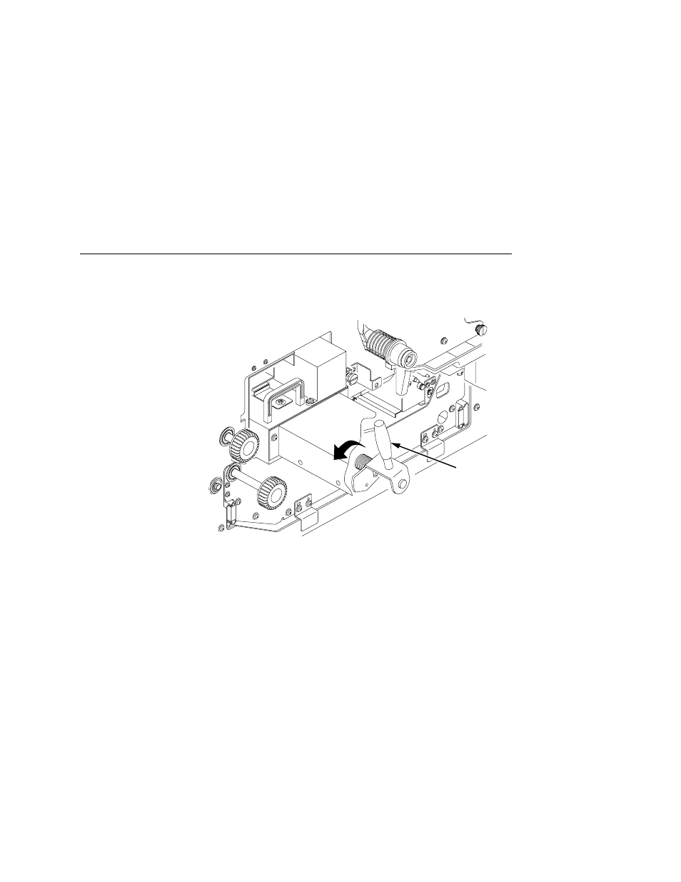 1) green lever | Printronix L5535 User Manual | Page 63 / 180