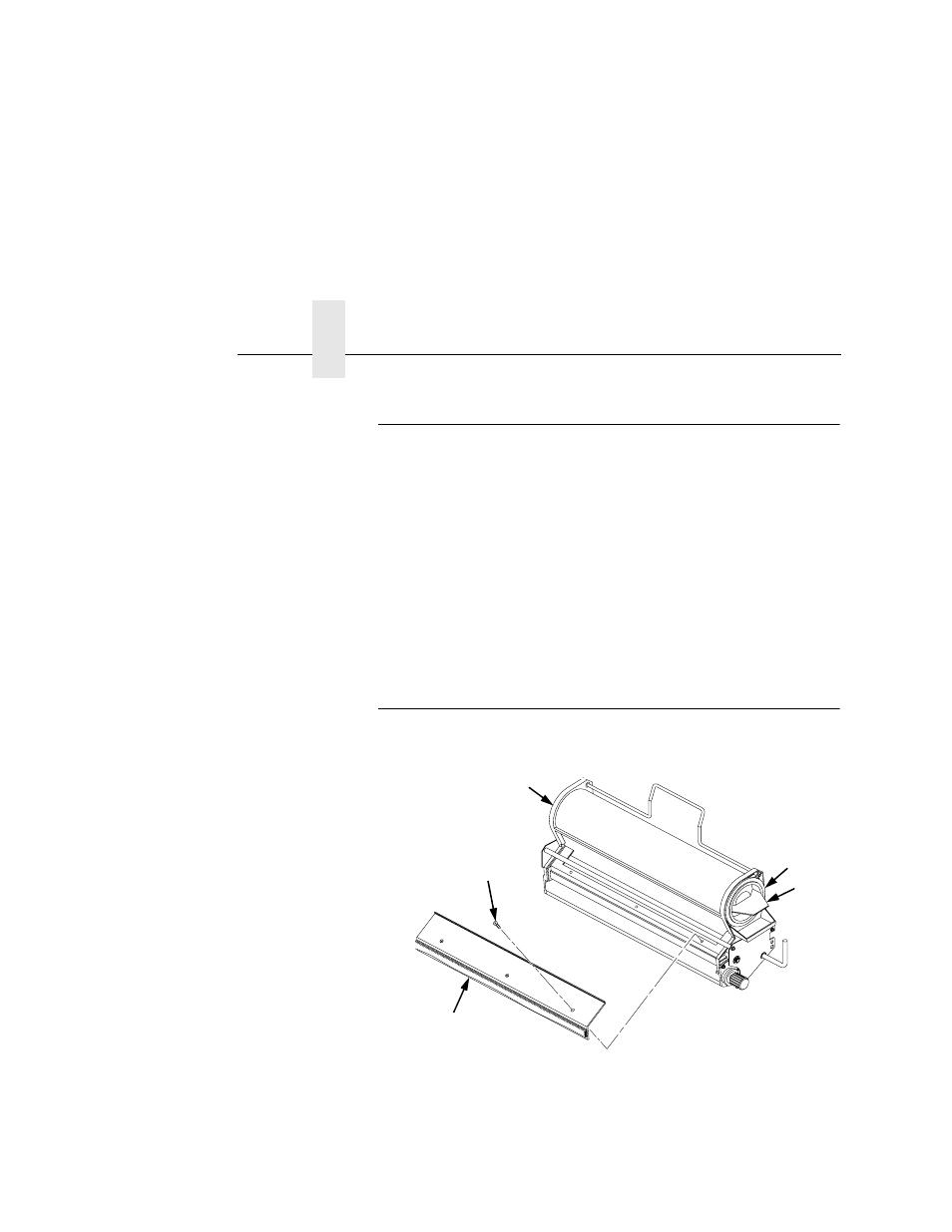 Developing unit removal, Turn the power switch off, Important | Removing old developer, 1) toner cartridge, 2) toner cartridge knob, 3) cover, 4) screws (3), 5) developing unit, Chapter 3 | Printronix L5535 User Manual | Page 70 / 180