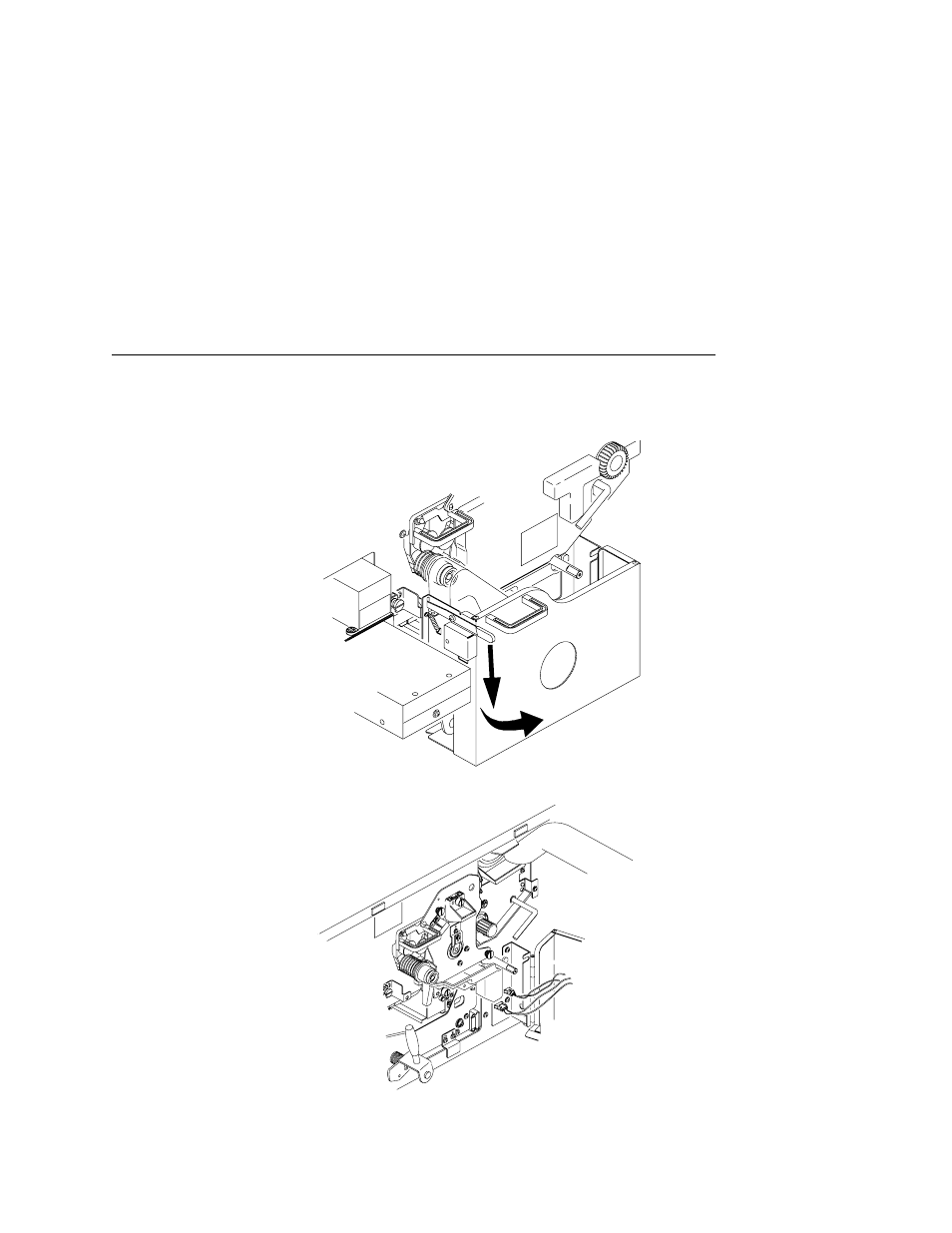 Vacuum the developing unit and toner hopper | Printronix L5535 User Manual | Page 97 / 180