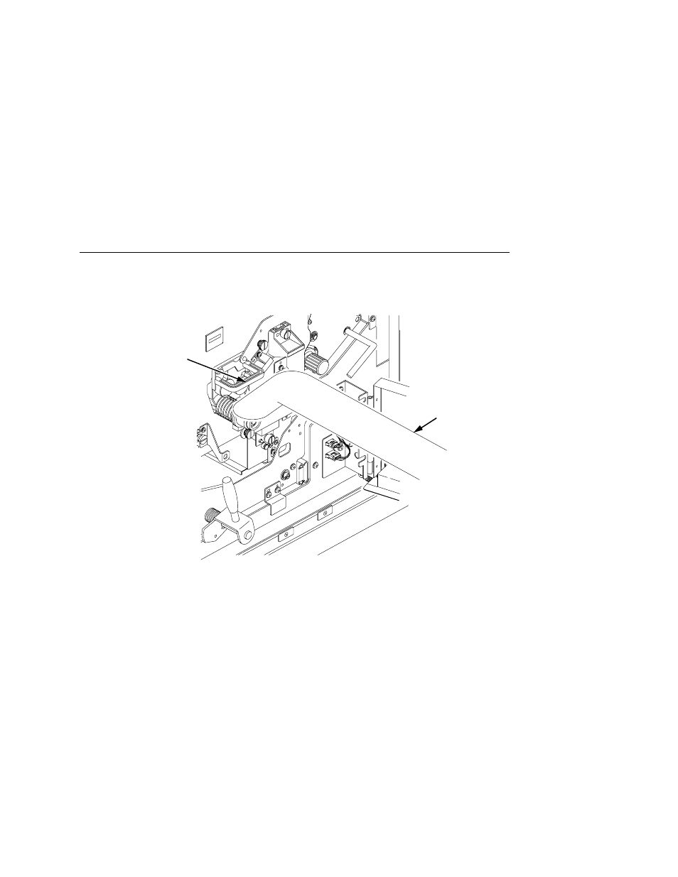Vacuum the cleaning unit, 1) vacuum, 2) cleaning unit | Printronix L5020 User Manual | Page 145 / 248