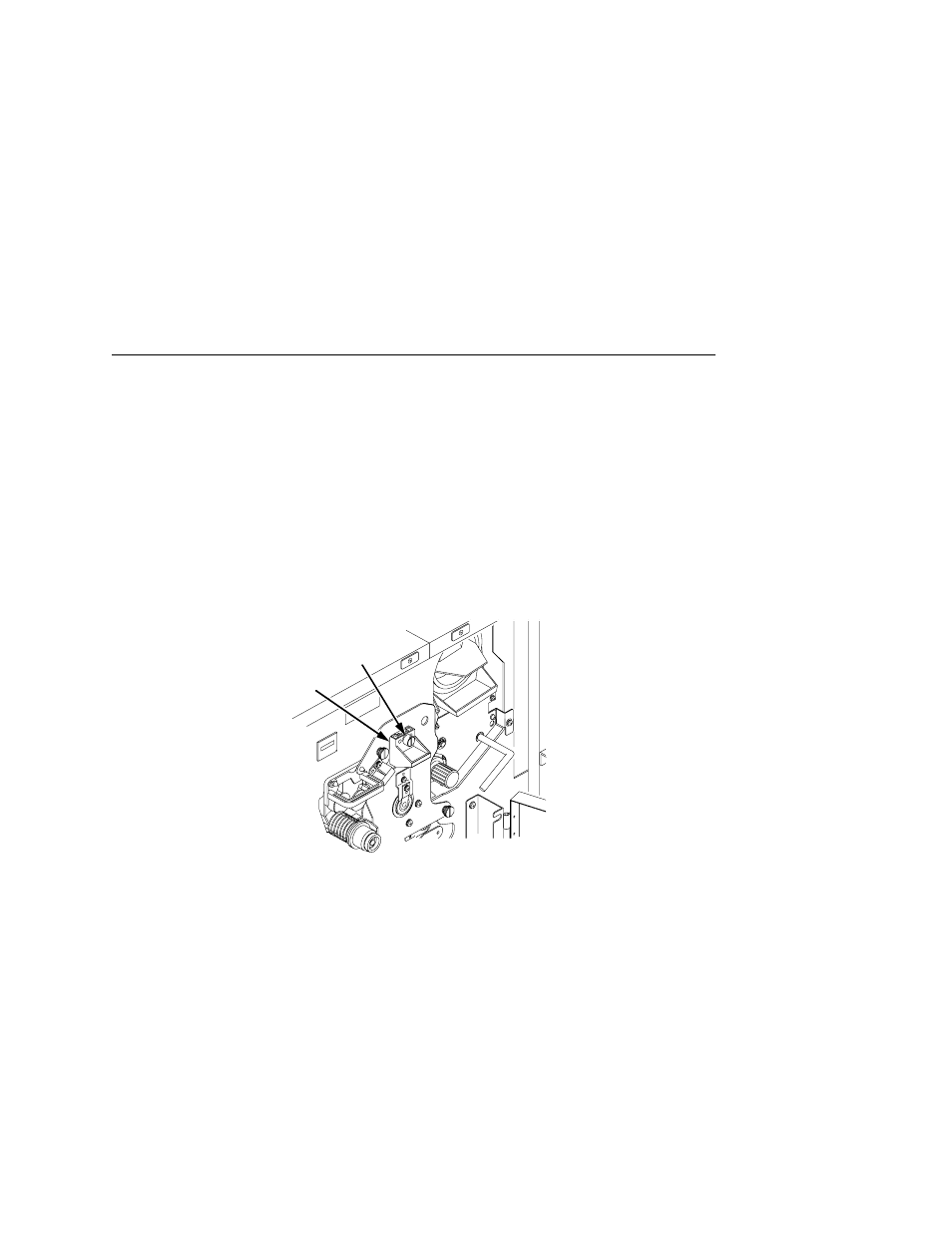 Remove the drum auxiliary rod from the drum shaft, Wipe the drum shaft clean with a cloth, 1) main charger | 2) thumbscrew | Printronix L5020 User Manual | Page 165 / 248