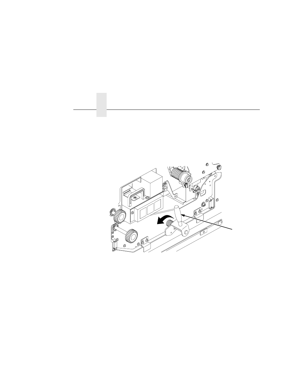 Caution, 1) green handle, Chapter 6 | Printronix L5020 User Manual | Page 172 / 248