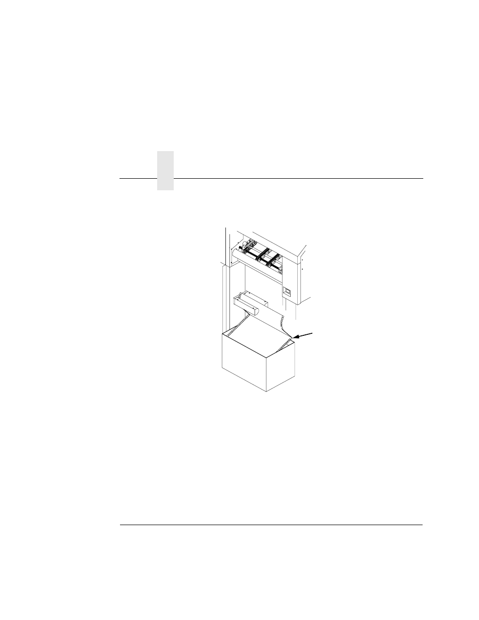 1) first perforation, Rotate knob c counterclockwise to lock it, Close the upper doors | Press clear on the control panel, System status and error messages | Printronix L5020 User Manual | Page 180 / 248