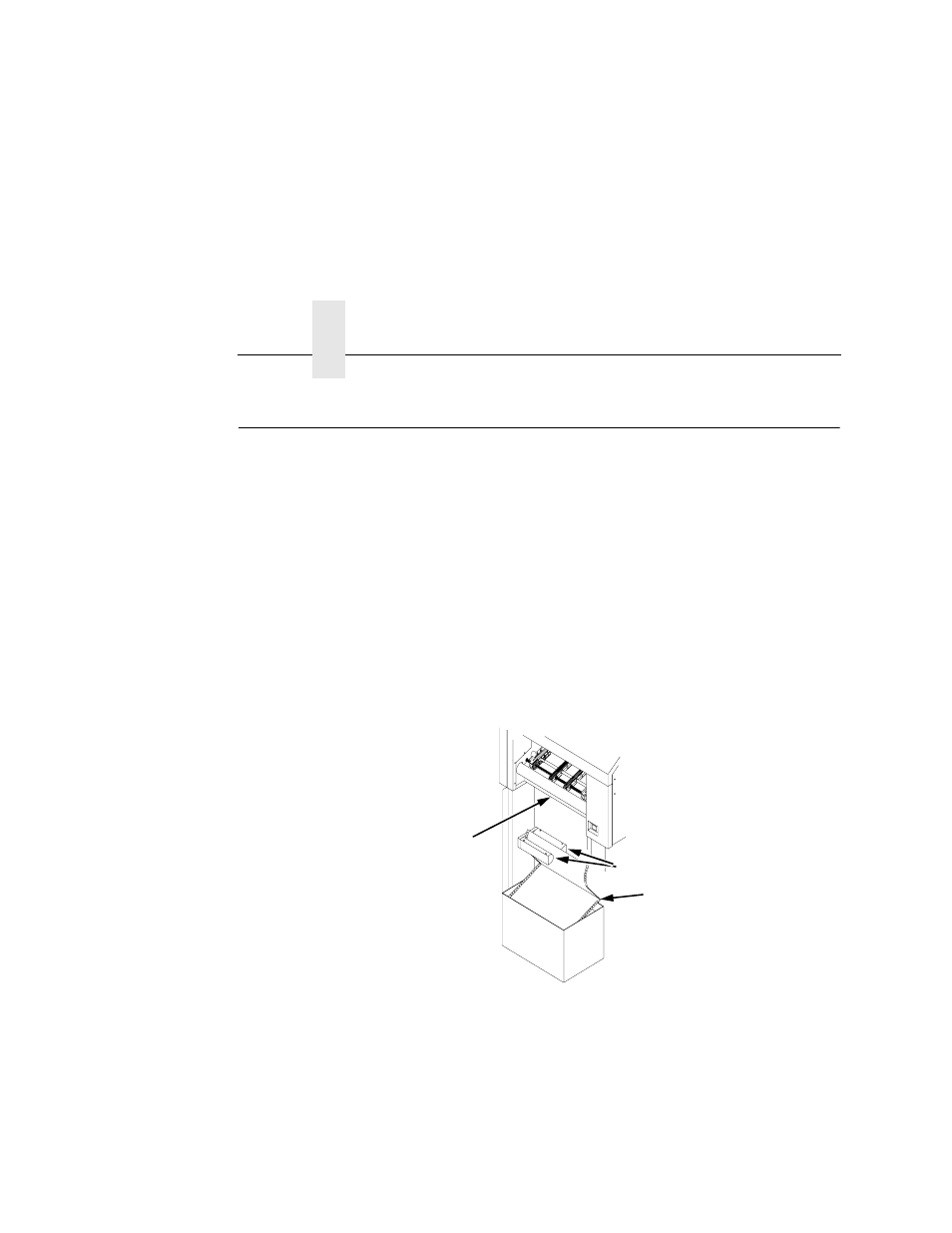 Loading paper, Important, 1) paper guides | 2) first paper fold is toward printer, 3) tractor unit, Chapter 2 | Printronix L5020 User Manual | Page 28 / 248