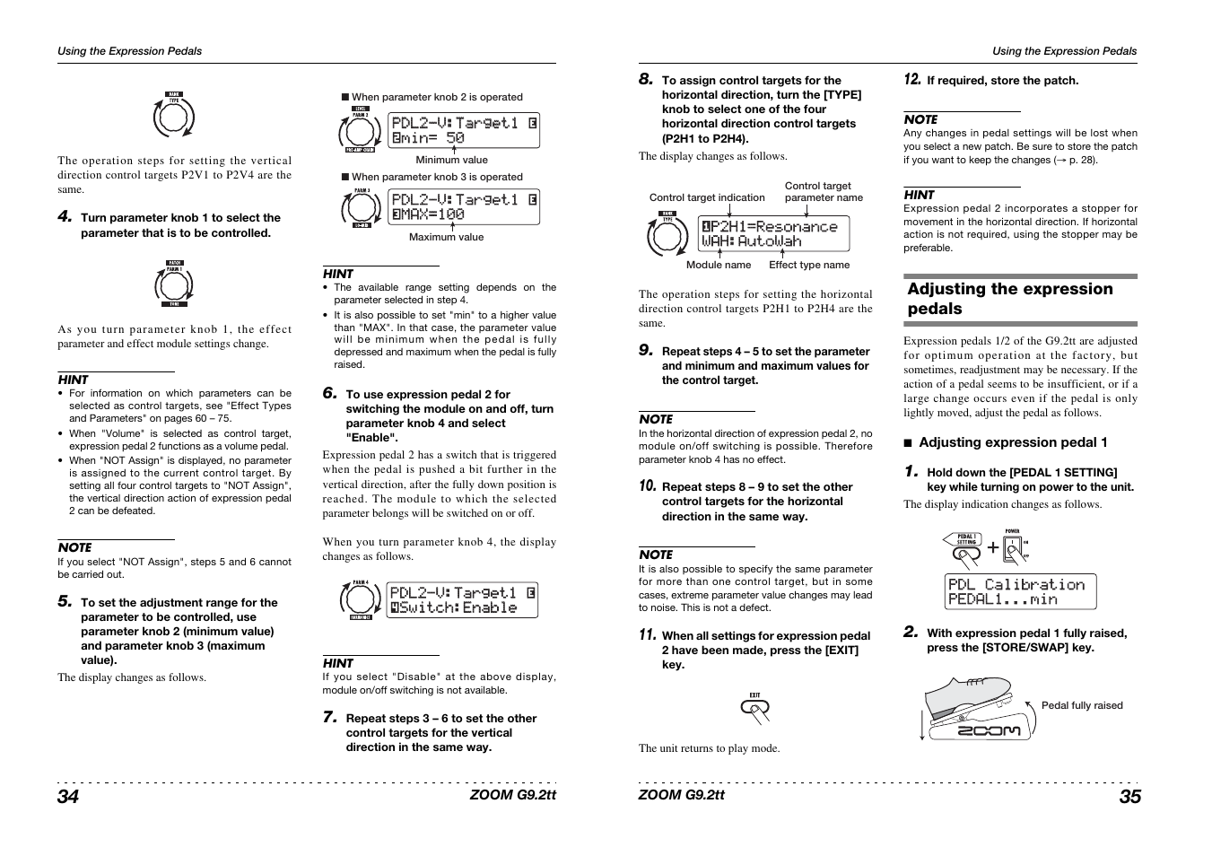 Wah:autowah | Princeton Digital (USA) Guitar Effects Console G9.2tt2q User Manual | Page 18 / 51