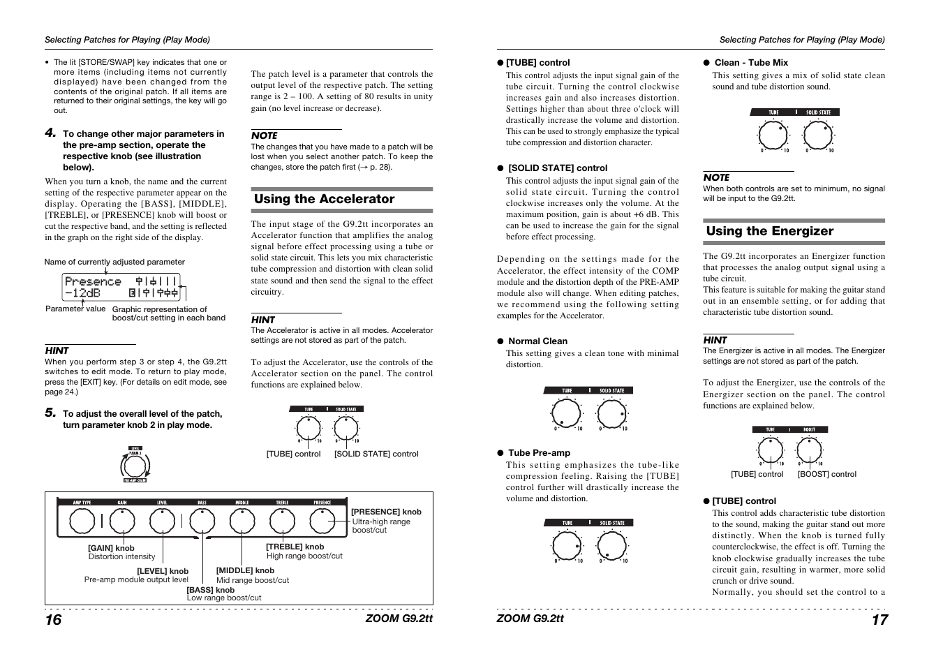 Princeton Digital (USA) Guitar Effects Console G9.2tt2q User Manual | Page 9 / 51